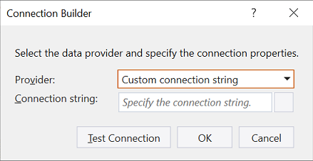 Custom Connection Config