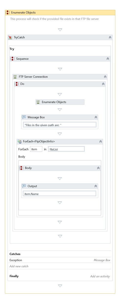 FTP enumerate objects