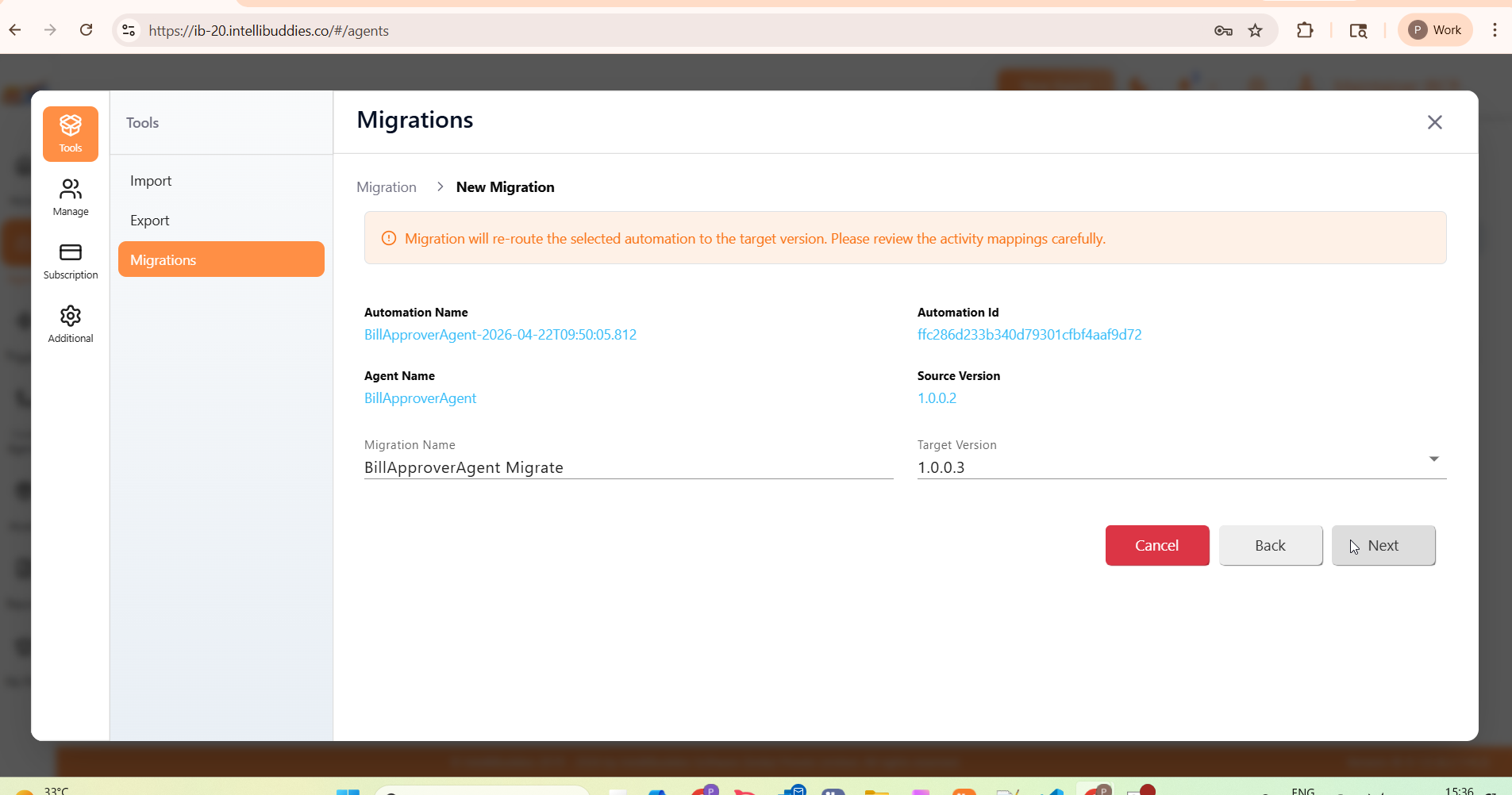 Migration Mapping