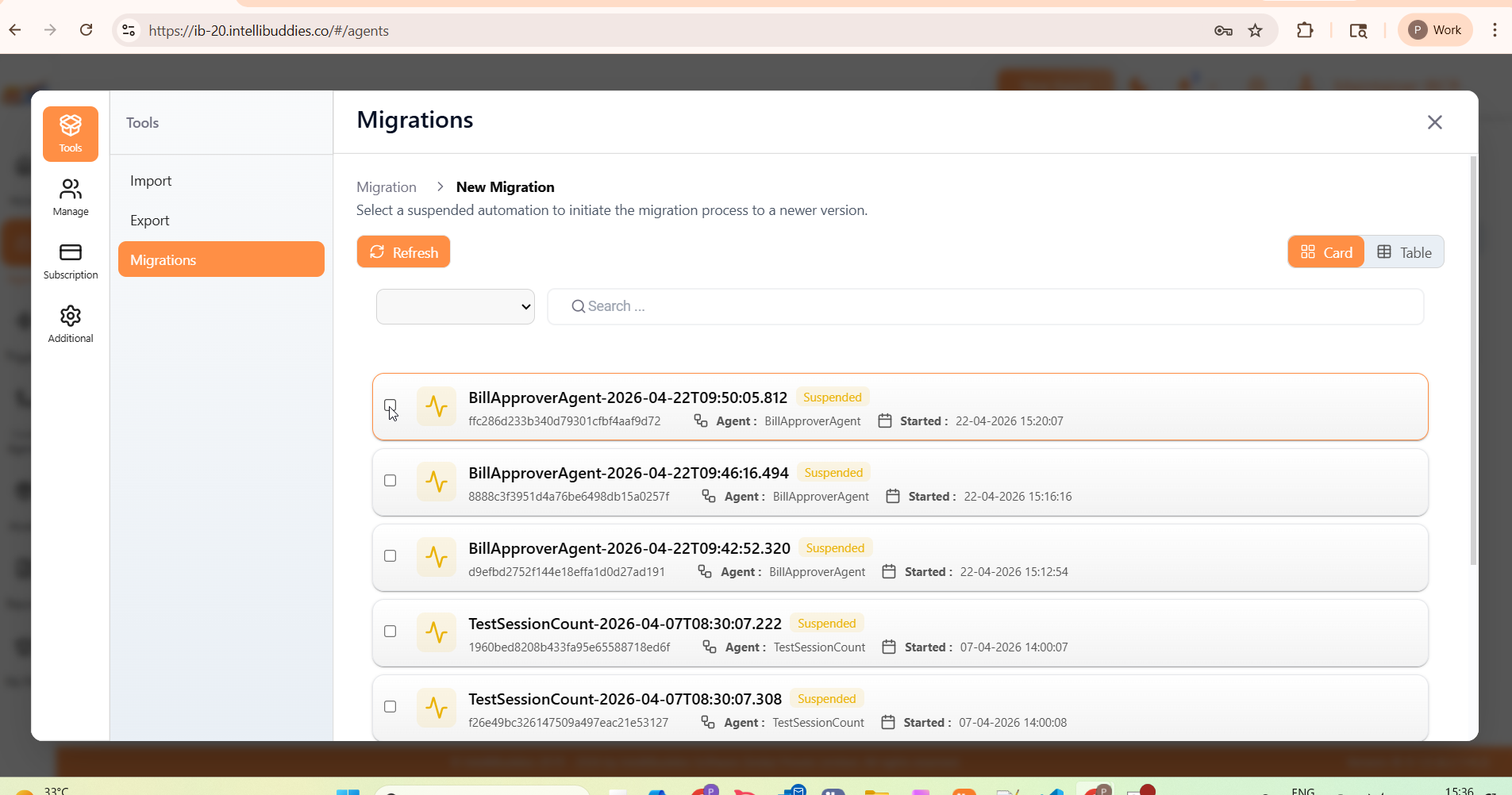 Migration Mapping