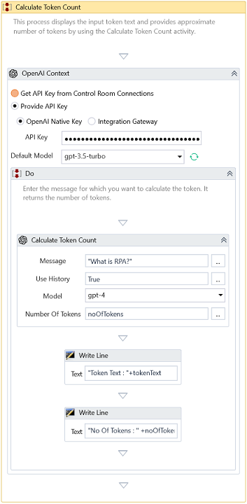 Calculate Token Count