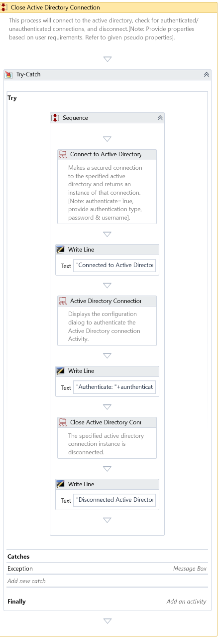 Close Active Directory Connection