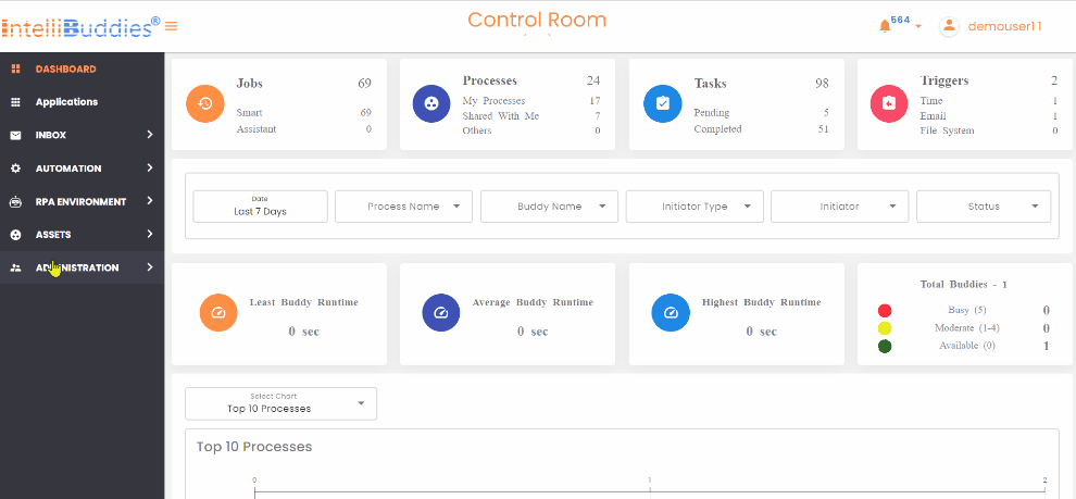 Export Job Page