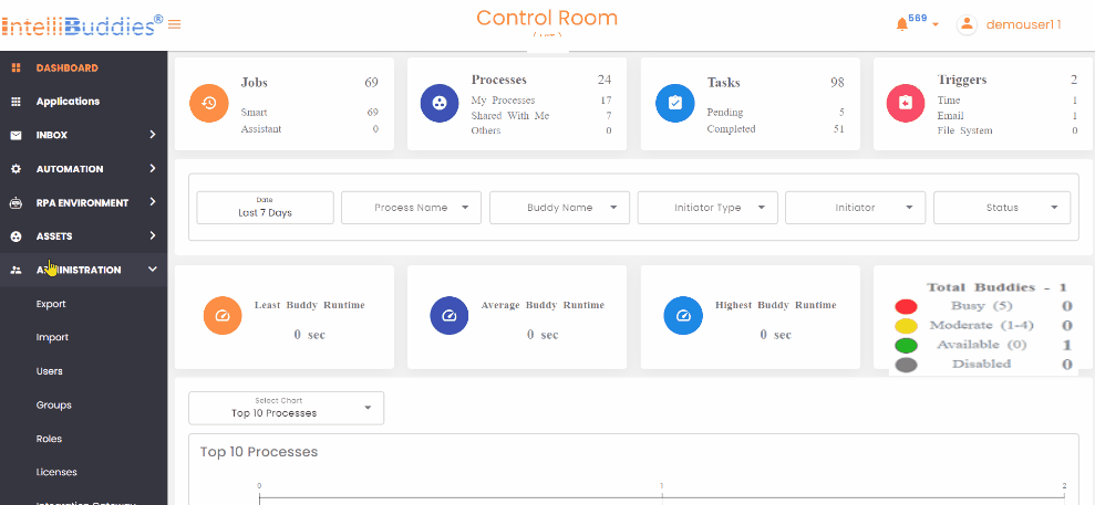 Import Job Page