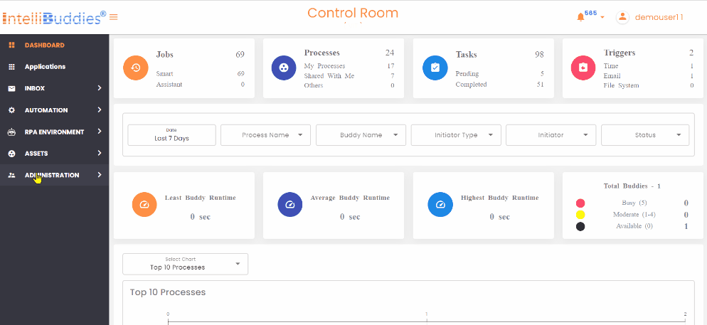 Export Job Page