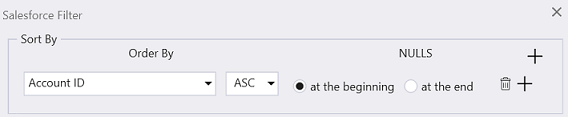 Salesforce Filter