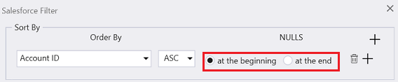 Salesforce Filter