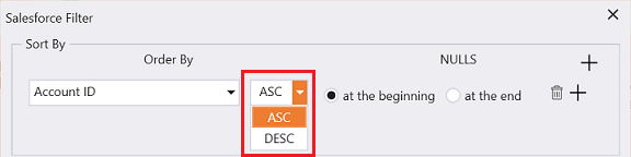 Salesforce Filter