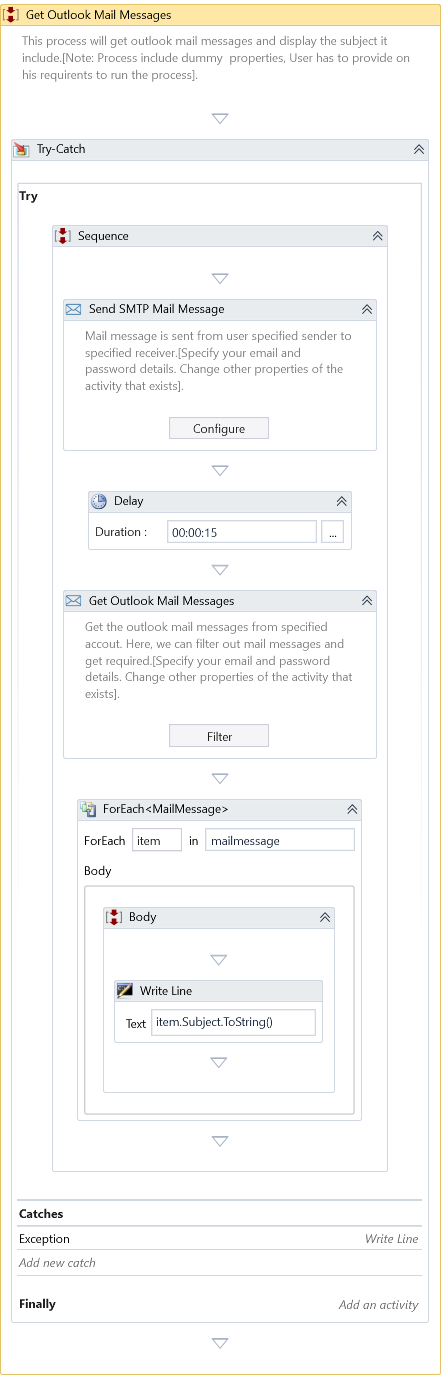 Get Outlook Mail Message