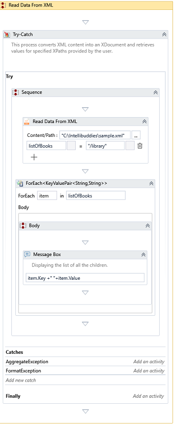 Read Data from XML