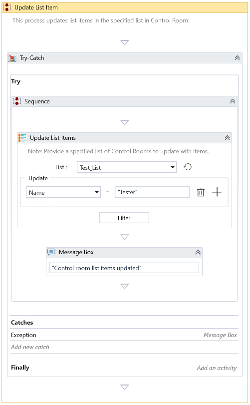 Update List Items | IntelliBuddies® Documentation Portal