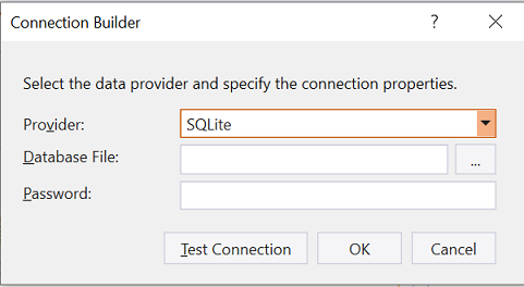 SQLite Connection Config